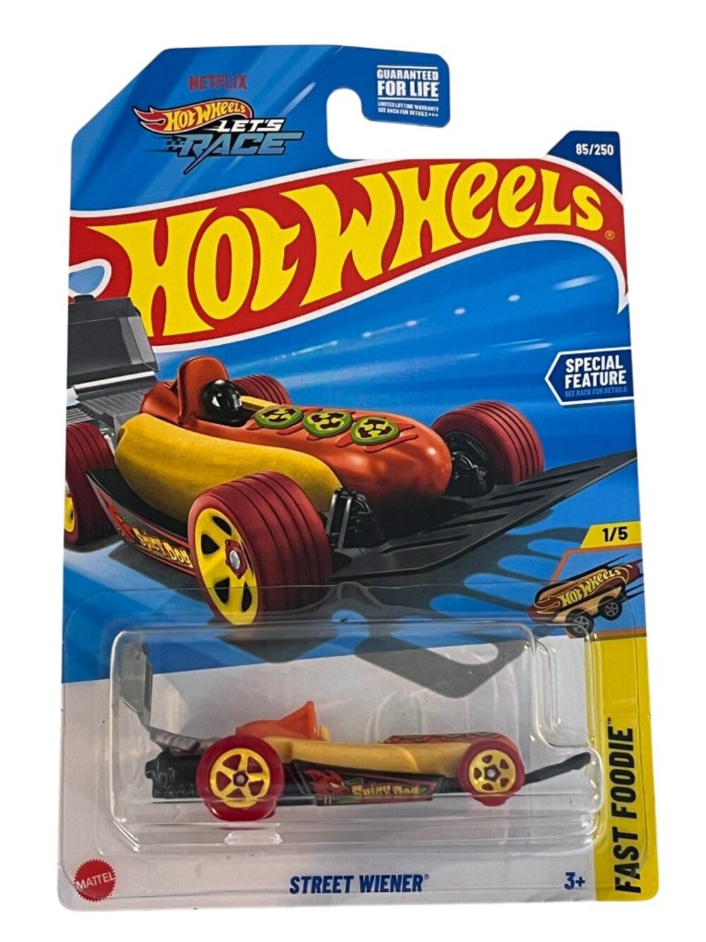 Hot Wheels Street Wiener 2024 Fast Foodie 95/250 1:64 Diecast Car